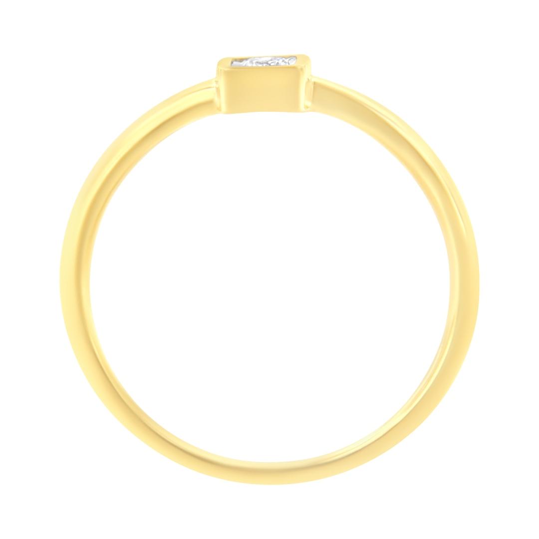 14k Gold-pl. .05ct Diamond Promise Ring