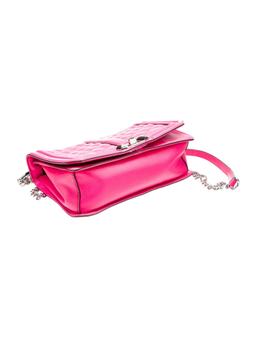 Rebecca Minkoff Pink Lthr Turn-lock Crossbody Bag