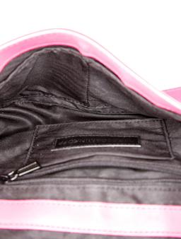 Rebecca Minkoff Pink Lthr Turn-lock Crossbody Bag