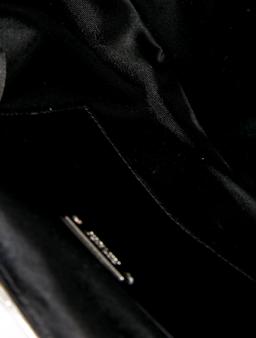 Badgley Mischka Black Silver-tone Hdw Shldr Bag