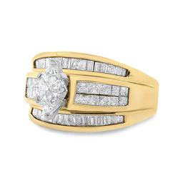14k Gold 1.50ct Diamond Composite Marquise Band