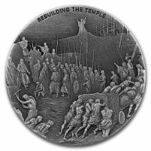 2021 2oz Silver Rebuilding The Temple W/ Box & Coa