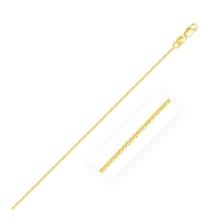10k Gold Gourmette Chain 1.0mm