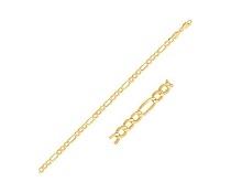 10k Gold Lite Figaro Bracelet