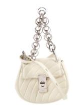 Chloe Evening Bag Quilted Neut Leather Evening Bag