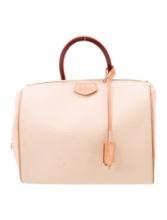 Louis Vuitton Doc Pm Neutrals Zip Cls Top Hdl Bag