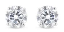 14k Wgold Igl 1.00ct Diamond Stud Earrings