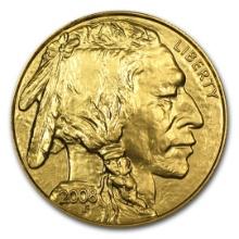 2008 1 Oz Gold Buffalo Bu