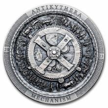 2023 3 Oz Antiqued Silver Antikythera Mechanism