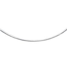Sterling Silver Classic Omega Chain Necklace 4.0mm