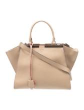 Fendi 3jours Petite Neut Leather Zip Top Hdl Bag