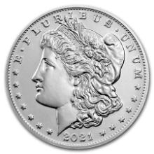 2021-s Silver Morgan Dollar Bu W/ Box