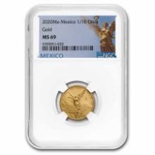 2020 Mexico 1/10 Oz Gold Libertad Ms-69 Ngc