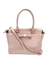 Kate Spade Pink Patent Leather Bow Top Hdl Bag