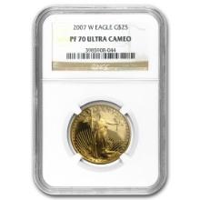 2007-w 1/2oz Proof American Gold Eagle Pf70 Ucam