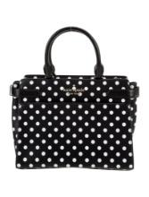 Kate Spade Black Nylon Clasp Closure Top Hdl Bag