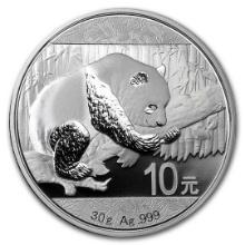 China 30 Gram Silver Panda (random Year)