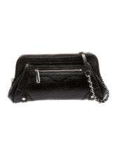 Rebecca Minkoff Brown Leather Zip Closure Clutch