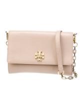 Tory Burch Neut Lthr Turn-lock Cls Crossbody Bag