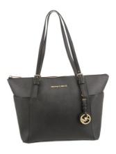 Michael Kors Black Saffiano Multitonal Hdw Tote