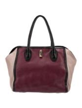 Furla Burgundy Leather Antiqued Snap Cls Shldr Bag