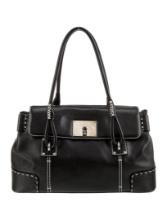 Lambertson Truex Leather Pull-through Shldr Bag