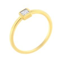 14k Gold-pl. .05ct Diamond Promise Ring