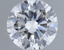 Gia Certified Round Cut .50ct Vvs1 Diamond