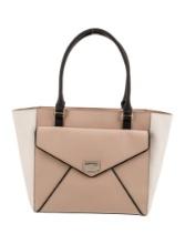 Kate Spade Neut Saffiano Lthr Gold-tone Hdw Tote