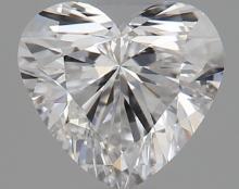 Gia Certified Heart Cut .50ct Vvs2 Diamond