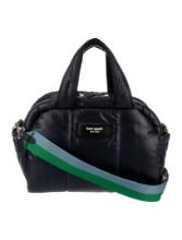 Kate Spade Blue Nylon Multitonal Hdw Top Hdl Bag