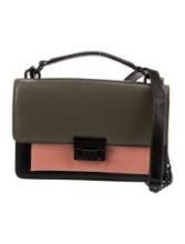 Rebecca Minkoff Leather Colorblock Top Hdl Bag