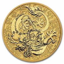 2022 Australia 1oz Gold Chinese Myth & Lgnd Dragon