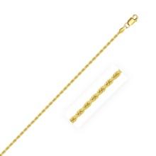 14k Gold Solid Rope Chain
