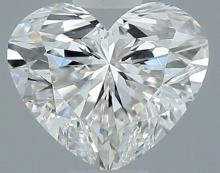 Gia Certified Heart Cut .72ct Vvs1 Diamond