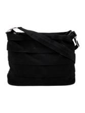 Salvatore Ferragamo Blk Silver-tone Hdw Shldr Bag
