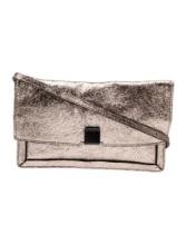 Loeffler Randall Metallic Leather Crossbody Bag