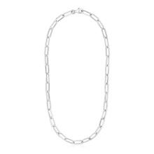 Sterling Silver Paperclip Necklace