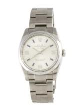 Rolex Air-king Ss Silver Dial Automatic Men's 34mm