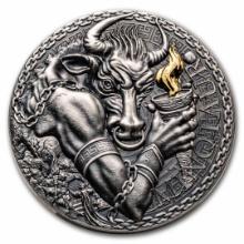 2023 Cameroon 1 Oz Silver Greek Mythology Minotaur