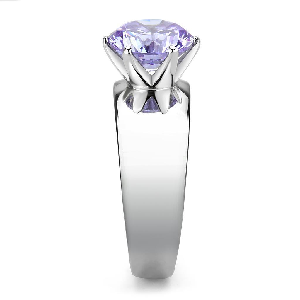 Round 3.87ct Light Amethyst Statement Ring