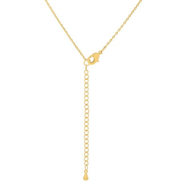 Gold-pl. Initial "b" Necklace