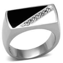 Stunning .20ct White Sapphire Signet Ring