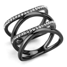 Enchanting .60ct White Sapphire Open-work Ring