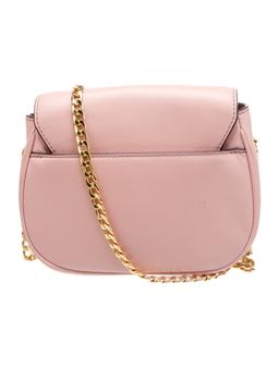 Marc Jacobs Pink Lthr Gold-tone Hdw Flap Shldr Bag