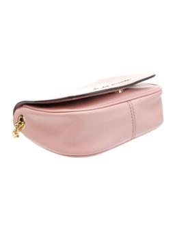 Marc Jacobs Pink Lthr Gold-tone Hdw Flap Shldr Bag