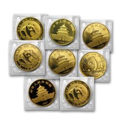 China 1 Oz Gold Panda Bu (random Year, Sealed)