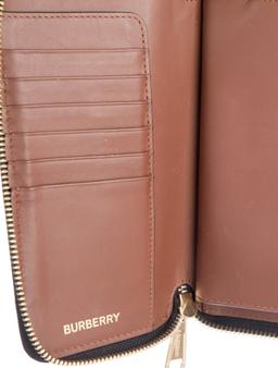 Burberry Printed Tb Monogram Continental Wallet