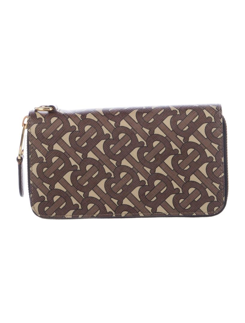 Burberry Printed Tb Monogram Continental Wallet