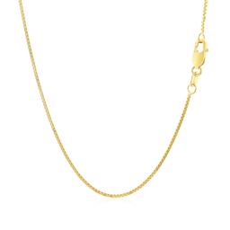 10k Gold Classic Box Chain 0.8mm